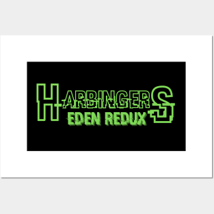 Harbingers - Eden Redux (black logo) Posters and Art